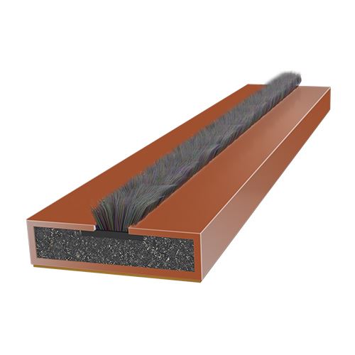 Timco 내화 방연 도어 시일 팩, 브라운, 10x4x1050mm (5개입)