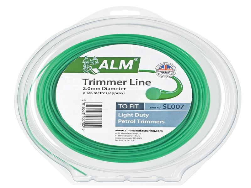 ALM Manufacturing SL007 경량 가솔린 트리머 줄, 2.0mm x 126m