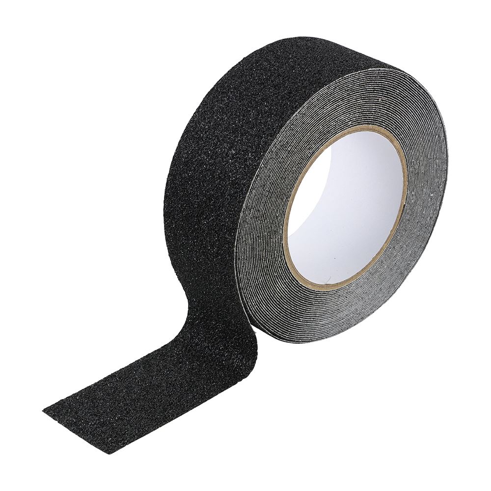 Timco 미끄럼방지 테이프, 블랙, 10m x 50mm, P60 그릿