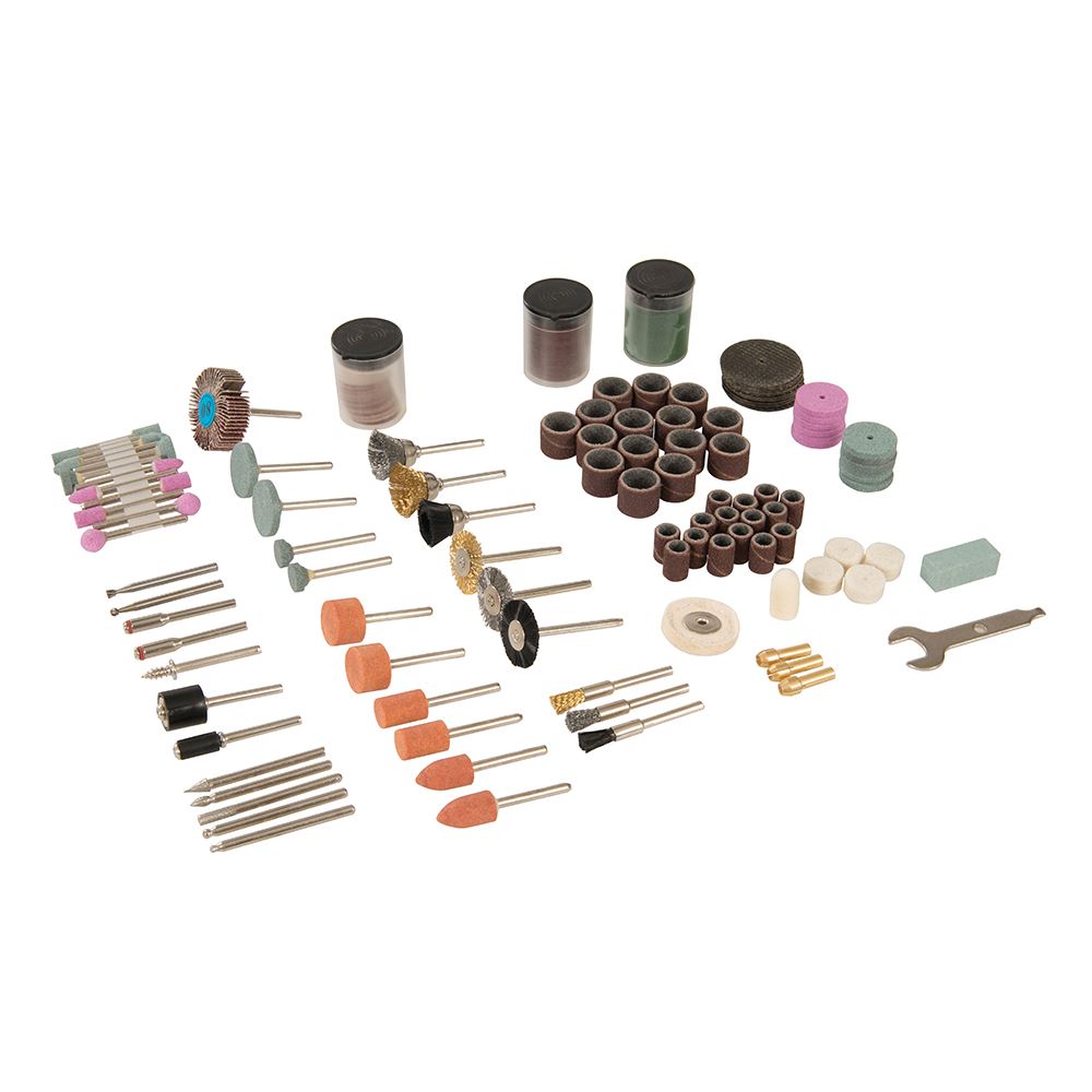 Silverline Rotary Tool Accessory Kit 216pce, 3.17mm Mandrel