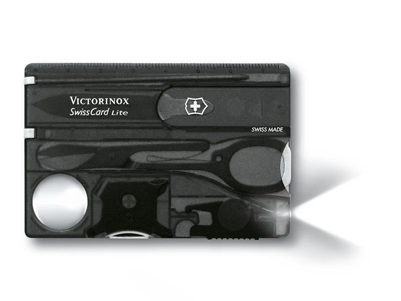 Victorinox SwissCard Lite Translucent Black Multi-Tool