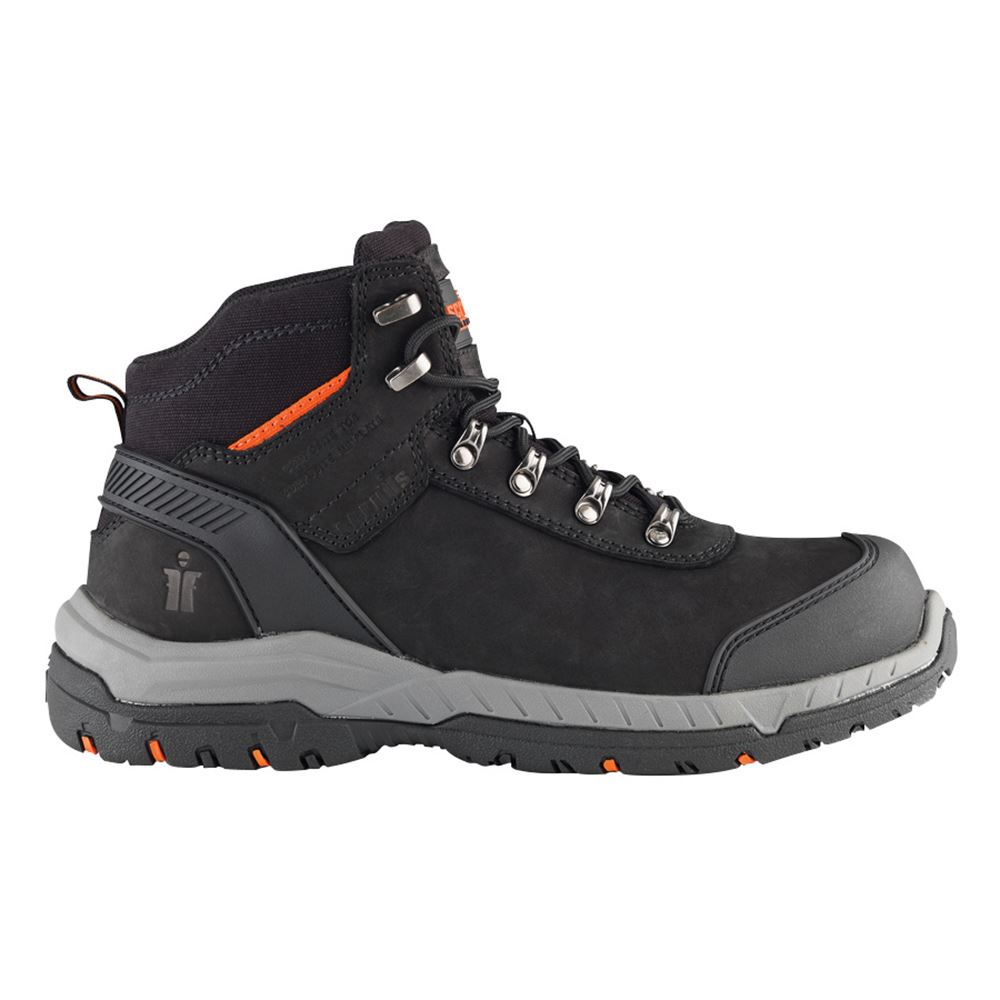 Scruffs Sabatan S3 Safety Boots, Black, Size 7/41