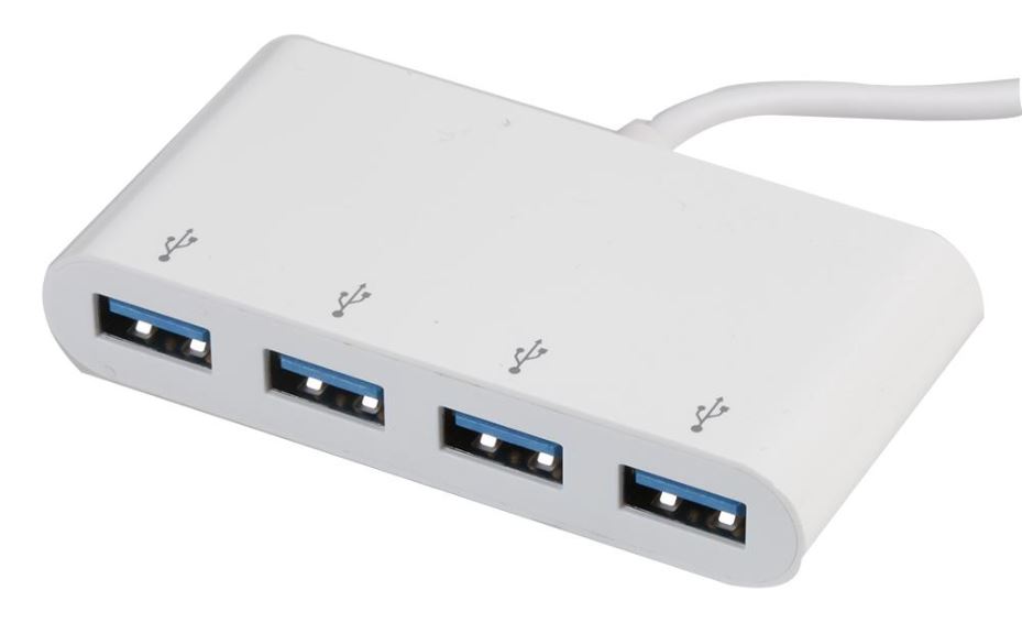 PRO SIGNAL - Hab USB 3.0 4-Port - USB-C ke 4x USB 3.0