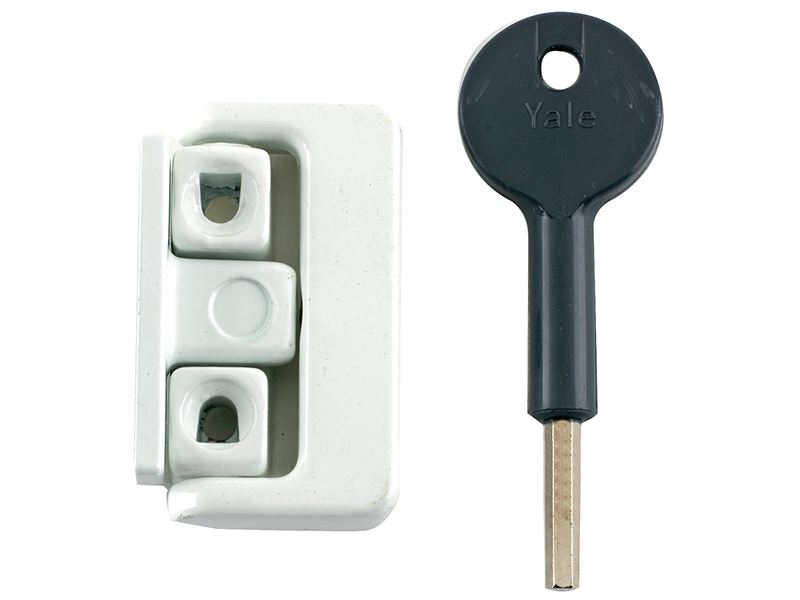 Yale 8K101 Window Latch, White Finish, 52mm x 28mm