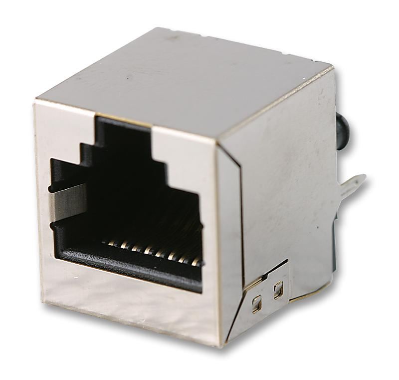 MH CONNECTORS Conector RJ45 Vertical Blindado, 8P8C, Montaje PTH