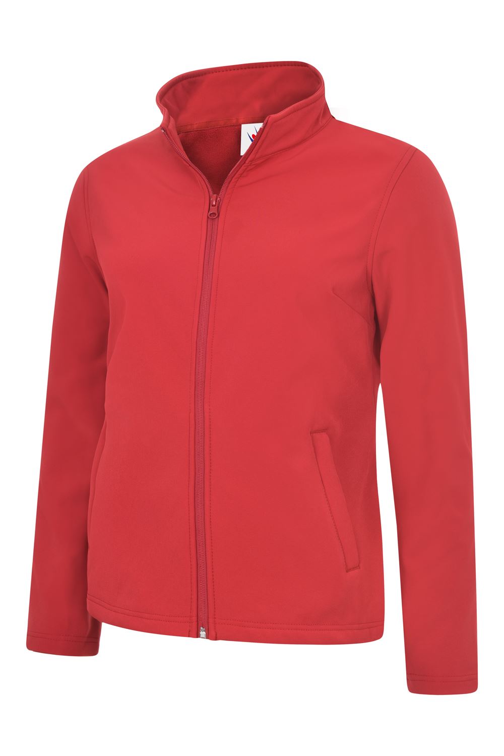 Uneek Unisex Classic Full Zip Soft Shell Jacket - Red, Size M