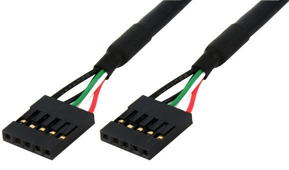 STARTECH 內置5針USB IDC 主機板連接線 45厘米