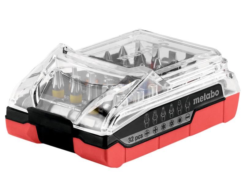 Metabo Battery Bit Box Set, 32 Piece, Chrome Vanadium Steel