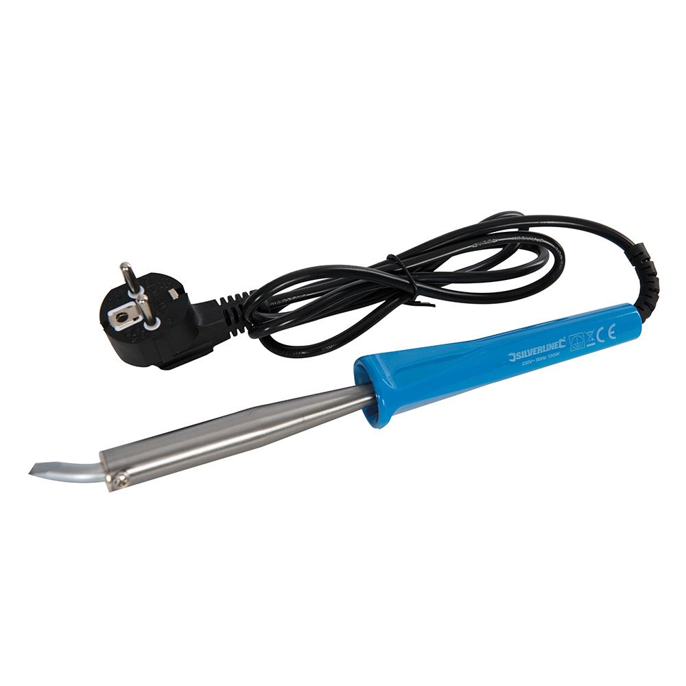 Silverline 100W Soldeerbout met Schuin Breekijzervaartje