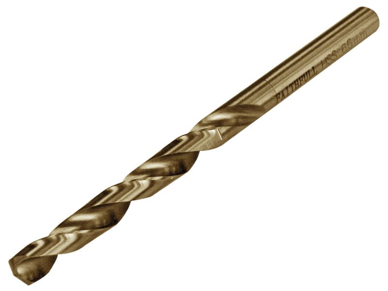Faithfull Professional Cobalt Jobber Drill Bit, 6.5mm