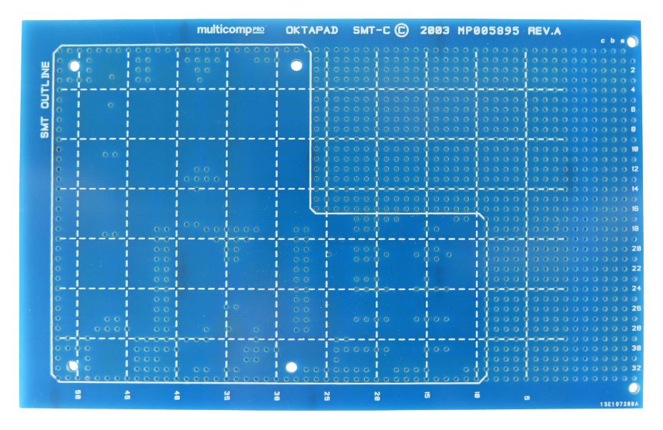 MULTICOMP PRO 3U 유로카드 프로토타입 보드, 100x160mm