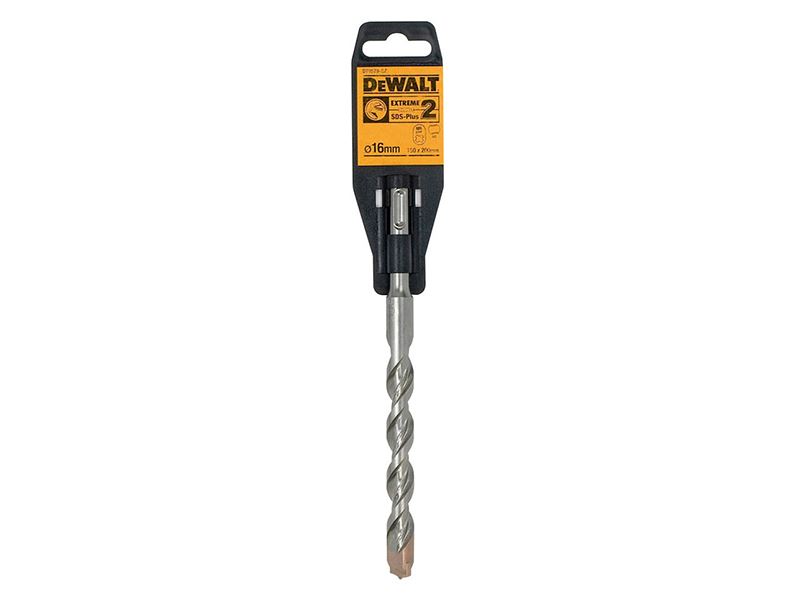 Mèche SDS Plus EXTREME 2 Dewalt pour béton et maçonnerie, 16 x 200mm