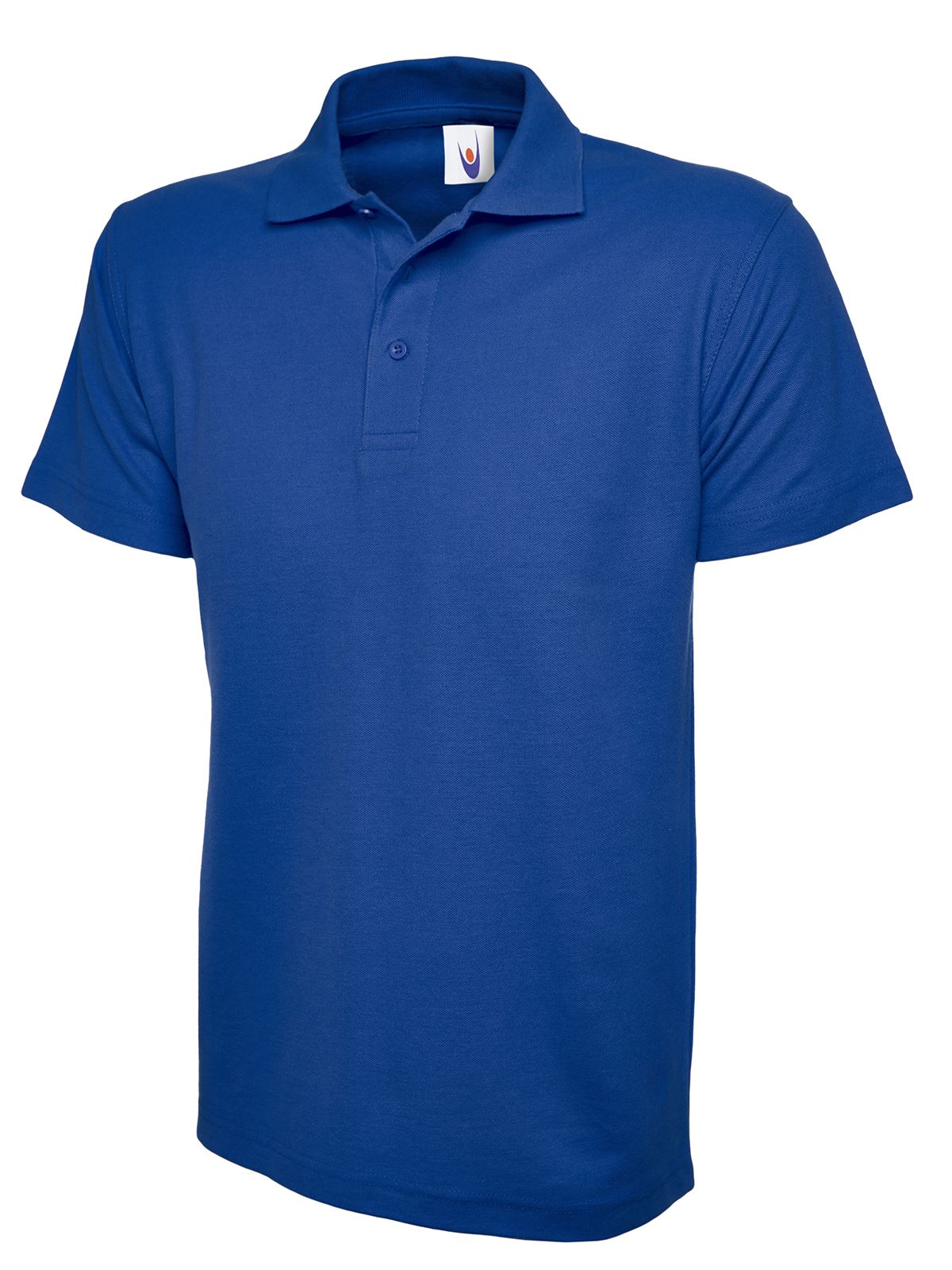 Uneek Unisex Active Polo Shirt - 50% Polyester 50% Cotton - Royal - XS