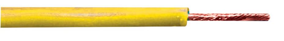 PRO ELEC Flexible Wire, 21AWG, Yellow, 25m PVC