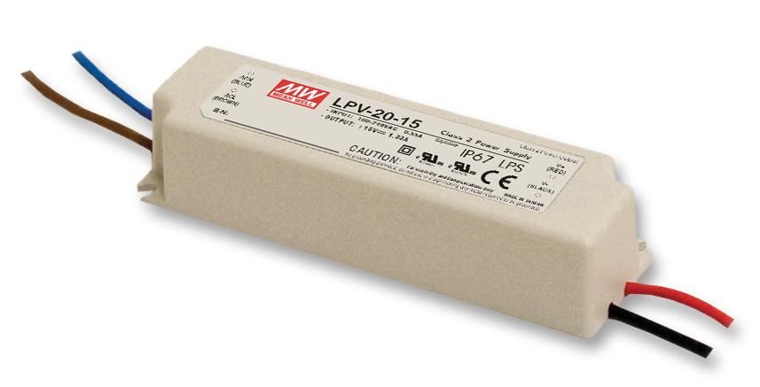 MEAN WELL - 60W 12V 5A 1-fach Schaltnetzteil für LED-Beleuchtung