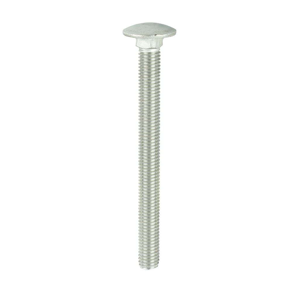 Timco Parafusos de Cabeça Redonda M10 x 110mm em Aço Inoxidável A2 (Pacote de 5