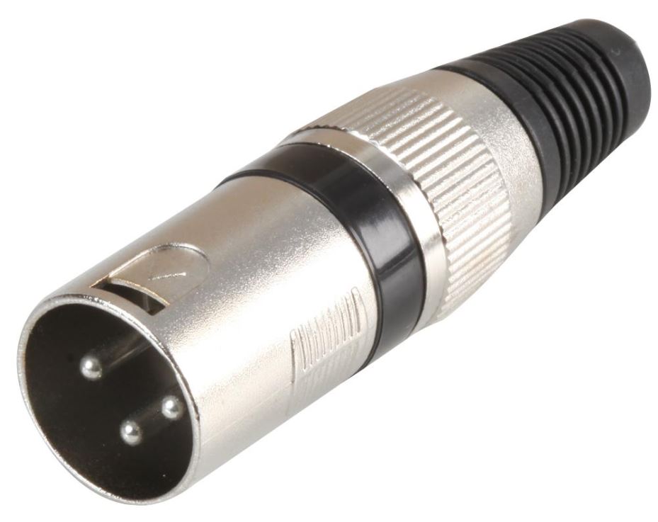 PRO SIGNAL Conector XLR de 3 Polos para Cable