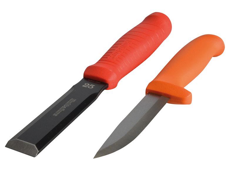 Hultafors EDC Dláto 25mm a řemeslnický nůž HVK s pouzdrem