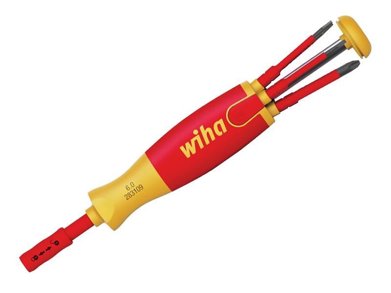 Wiha Electric LiftUp Bit Magazine Screwdriver Set, 6-Piece TX