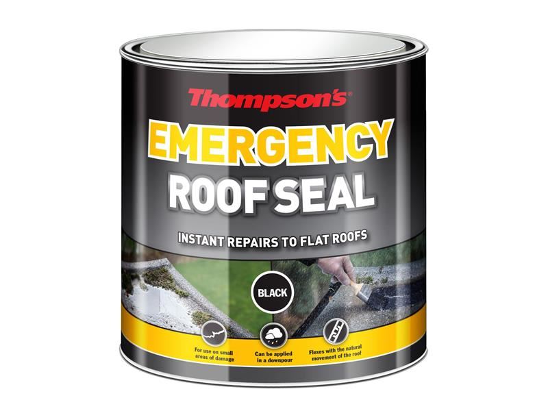 Ronseal Thompson's Emergency Roof Seal 1 Litre, Black