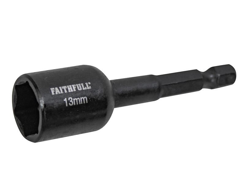 Faithfull Magnetický nástrčkový klíč 13mm x 1/4 palce
