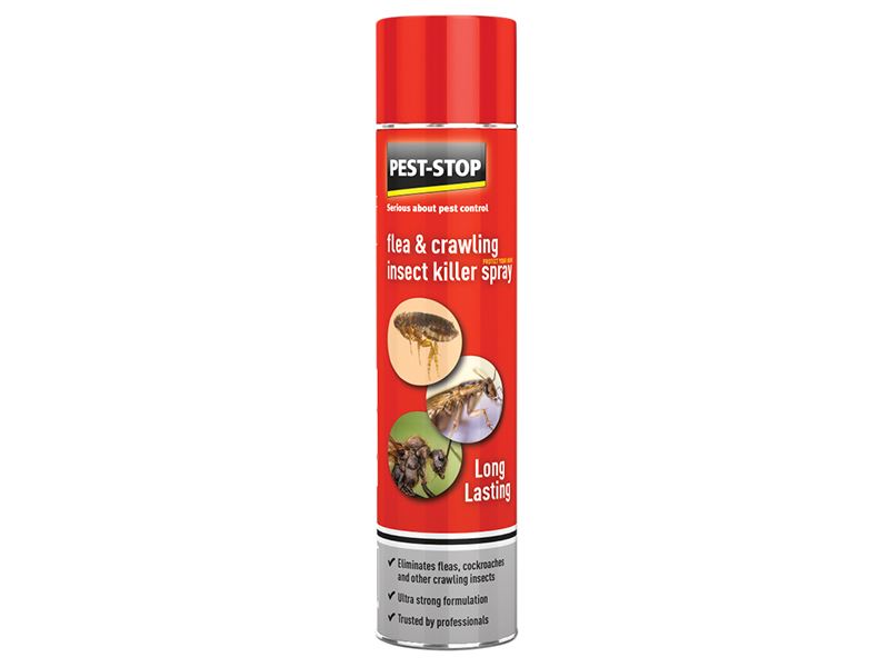 Pest-Stop Spray Eliminador de Pulgas e Insetos Rastejantes 300ml