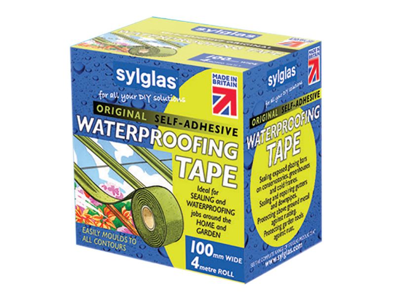 Sylglas Waterproofing Tape 100mm x 4m, Self-Adhesive