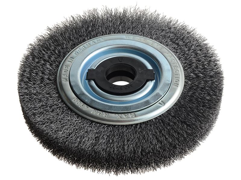 Lessmann Staaldraadborstel 200mm x 35-40mm, inclusief 4+1 Adaptersets