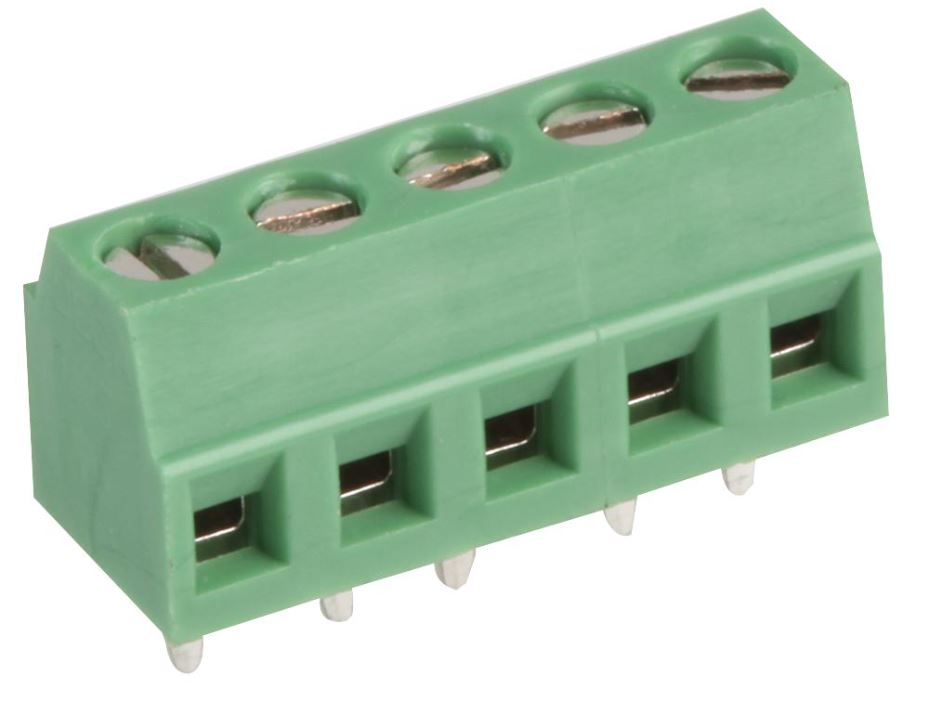 MULTICOMP PRO - 3,81mm PCB-Klemmenblock, 5-fach, 26AWG bis 16AWG, Schraubanschl