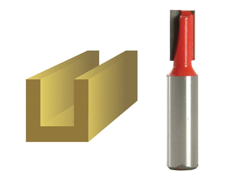 Fraises de routeur TCT Faithfull, 2 lames, 10mm x 19mm, queue de 1/2 po