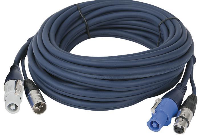 DAP AUDIO 3m Επέκταση XLR & Powercon, Μαύρο