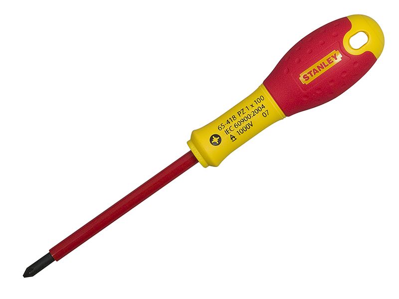 Chave de Fendas STANLEY FatMax VDE Isolada PZ0 x 75mm