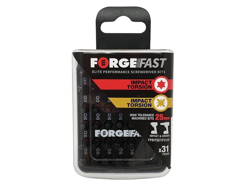 Ensemble de 31 embouts d'impact ForgeFast ForgeFix PZ/TX