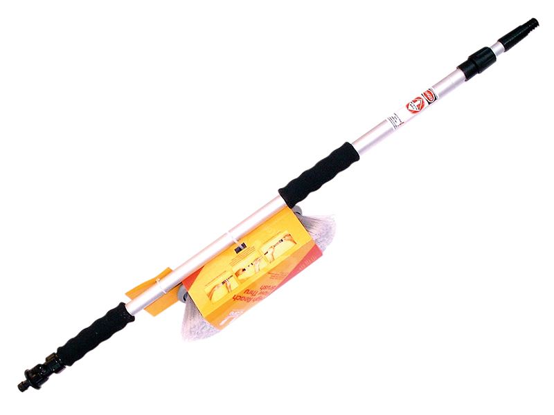 U-Care High Reach Flow-Thru Brush with 10in Head, 5ft Extension