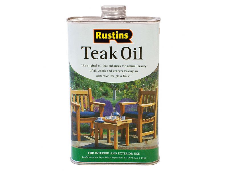 Rustins Teakolie 500ml voor Houtbescherming