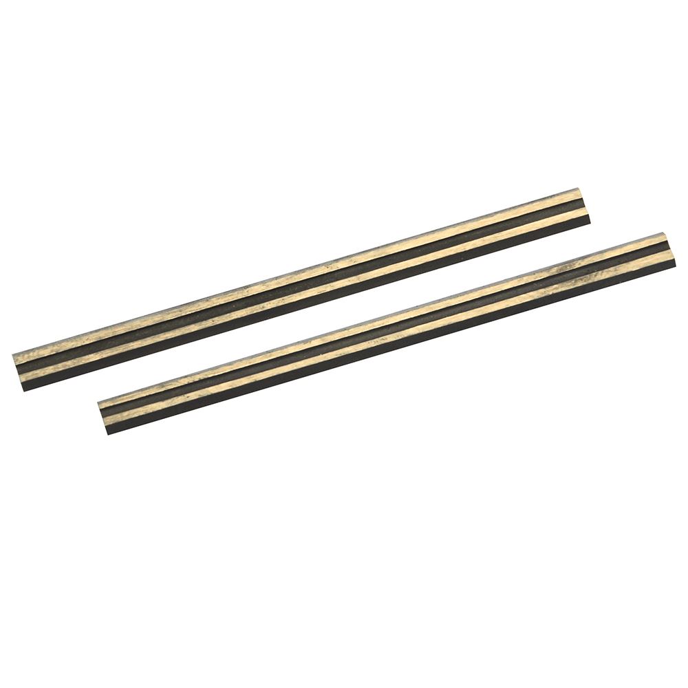 Silverline - Hartmetall-Hobelmesser 2er Pack - 80 x 5,5 x 1,1 mm