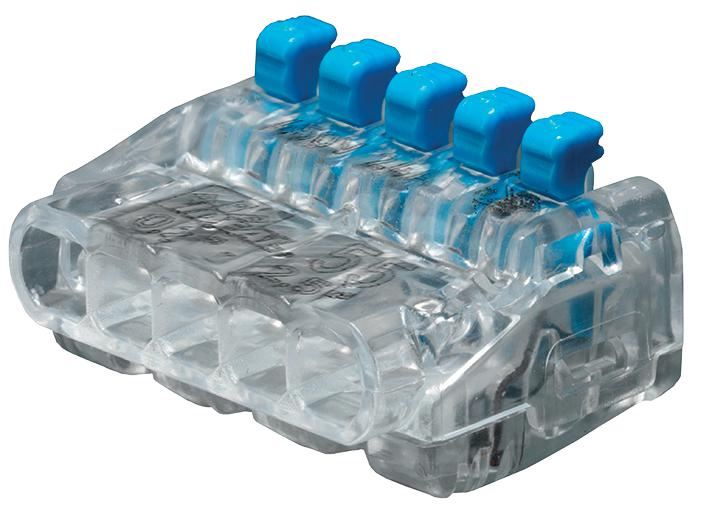 IDEAL Conectores de Palanca para Cables, 5 Puertos, Paquete de 30