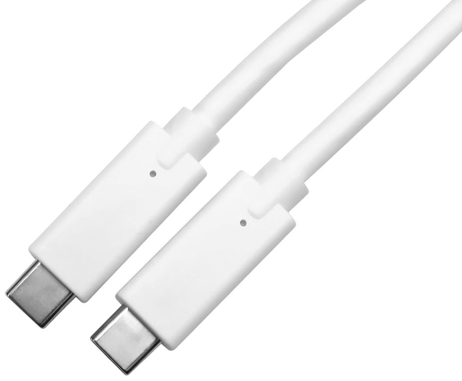 NEWLINK Câble USB-C vers USB-C 10Gbps USB 3.1, 1m (3.28ft), Blanc