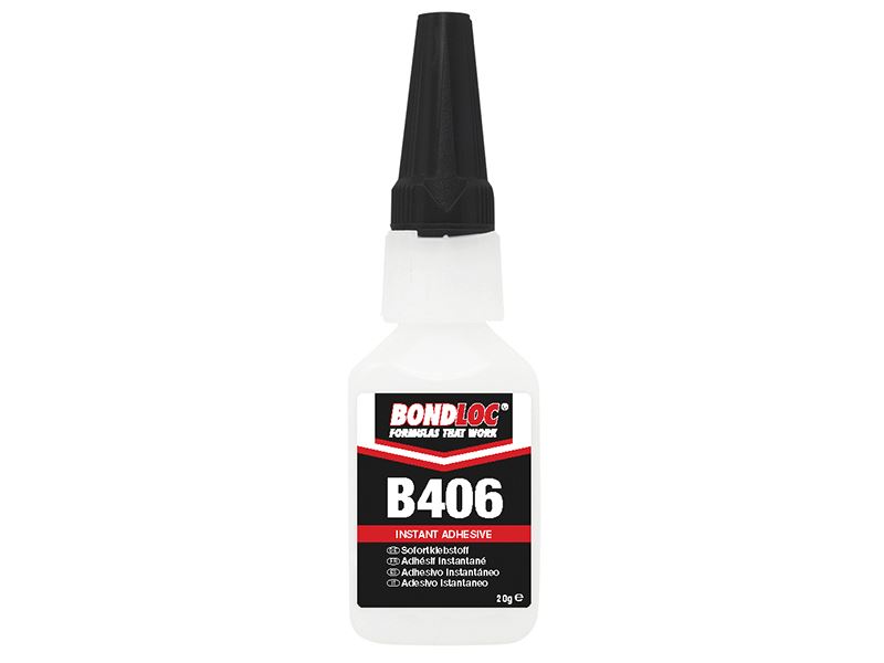 Bondloc B406 Low Viscosity Cyanoacrylate Adhesive, 20g