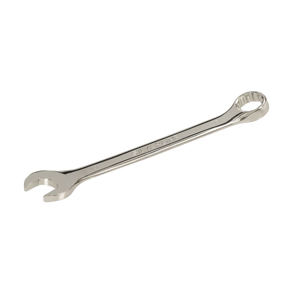 Silverline Combination Spanner, 19mm, Chrome Vanadium
