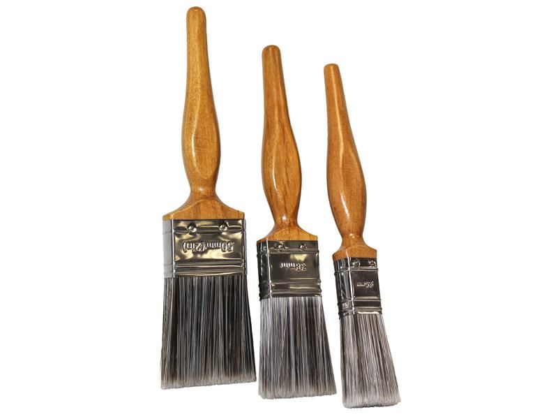 Faithfull - Set Berus Cat Sintetik Superflow, 3 Keping