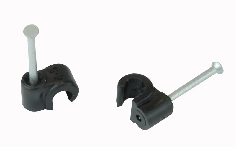 UNIFIX - Klip Kabel Bulat 4.5mm Hitam Pek 100