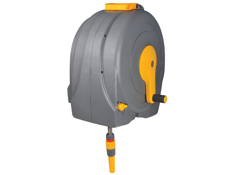 Hozelock Enrouleur mural rapide 2496 avec tuyau 40m et diamètre 12,5mm