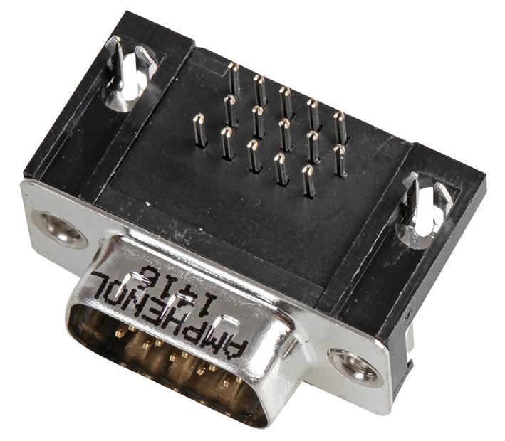 Amphenol 15pin HD D-Sub pravý úhel PCB konektor