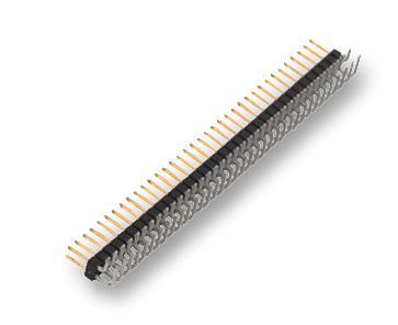 Amphenol 77317-804-72LF 72핀 골드 도금 직각 헤더, 2.54mm 피치