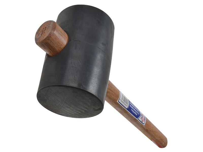 Faithfull Rubber Mallet, Black, 1.1kg (40oz)