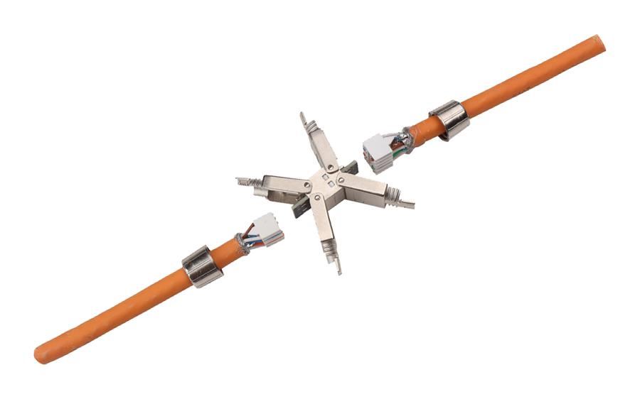 TUK Cat6a Afgeschermde Inline Koppeling voor Datakabels