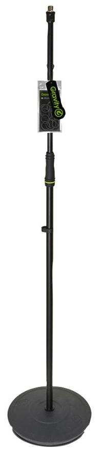 Suporte para Microfone GRAVITY MS23 com Base Redonda, Preto, 1.6m