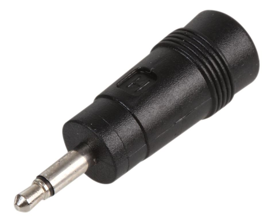PRO SIGNAL Adaptador de enchufe mono Jack de 3,5mm a conector DC de 2,1mm