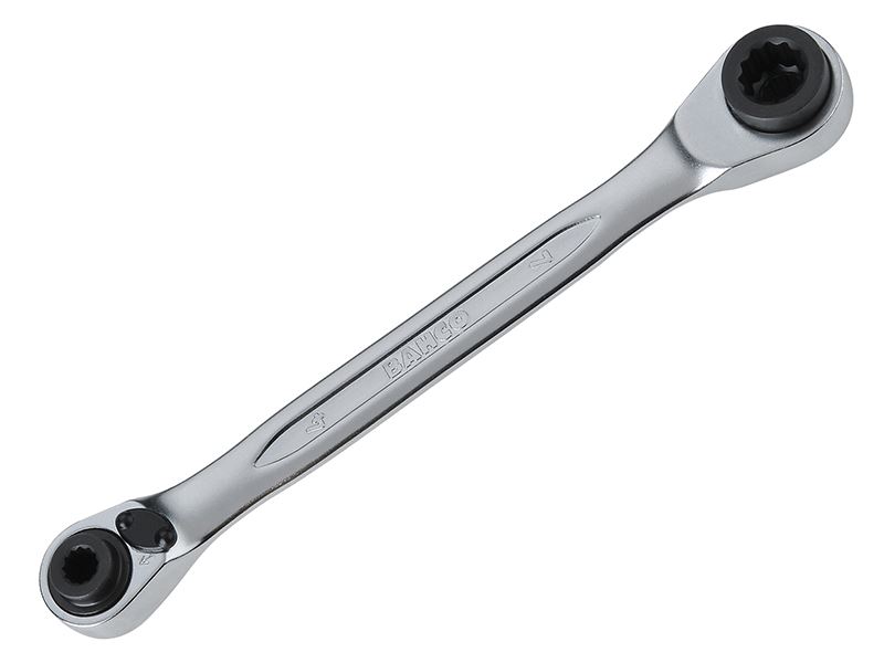 Bahco S4RM Reversible Ratchet Spanner Set (4/5/6/7mm)